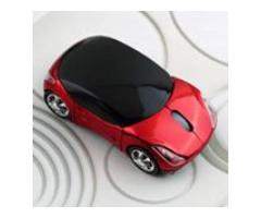 3D Wireless Optical 2.4G Car Shaped Mouse Mice 1600DPI USB For PC laptop